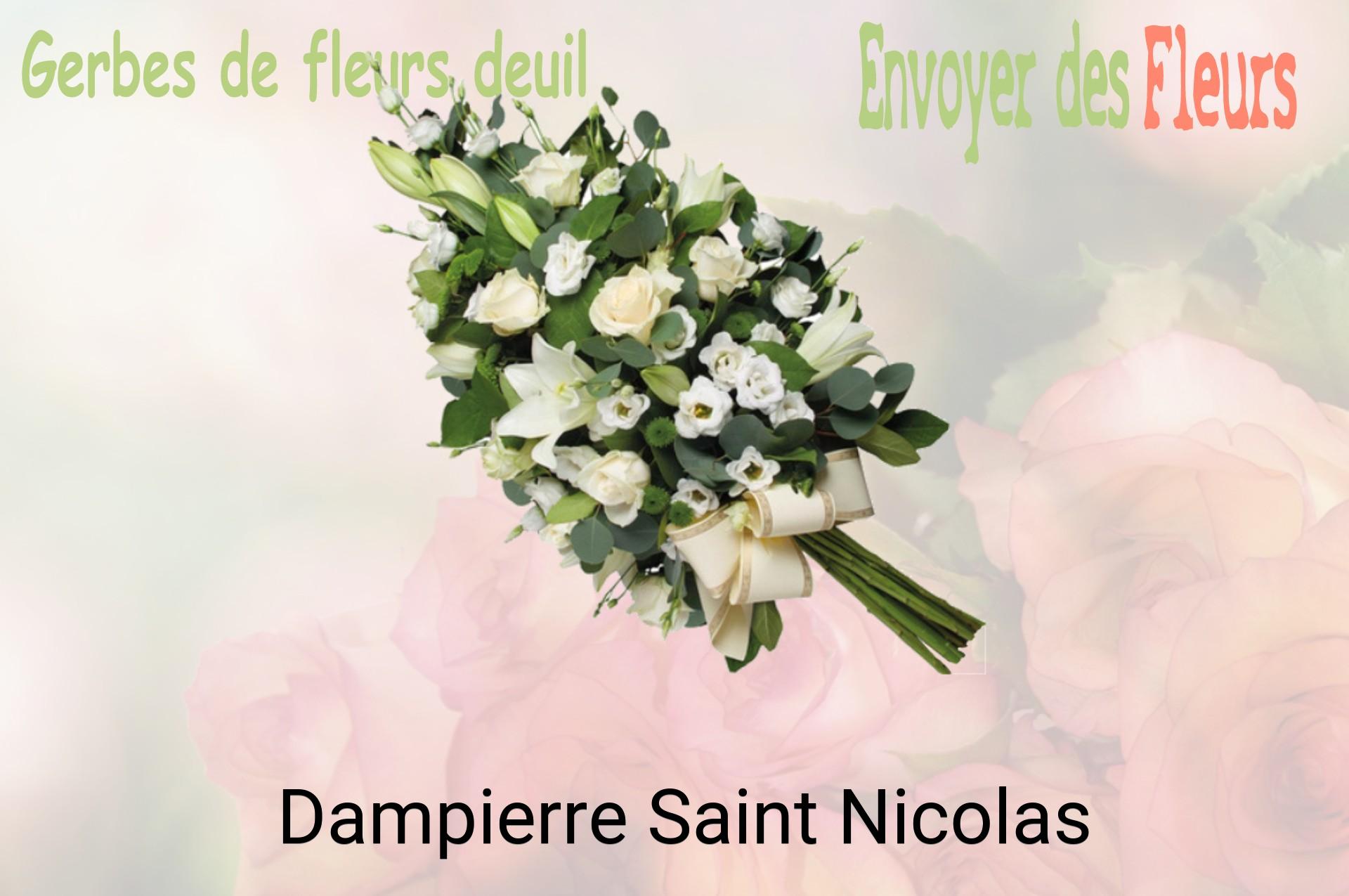 Gerbe de fleurs de deuil livrée à Dampierre-Saint-Nicolas